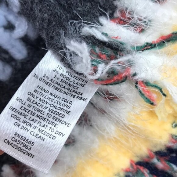 Caslon Staggered Stripe Cardigan - Picture 4 of 4